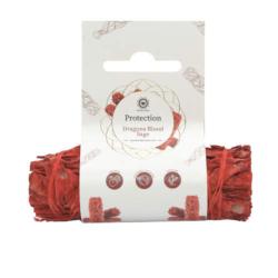 Protection Dragon's Blood Sage Smudge Stick 10cm