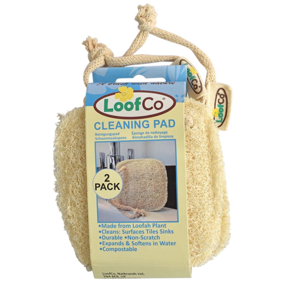 Loofah Cleaning pad 2 pack, 100 biodegradable, ecofriendly