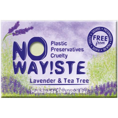 NO WAY!STE solid shampoo bar, Lavender & Tea Tree