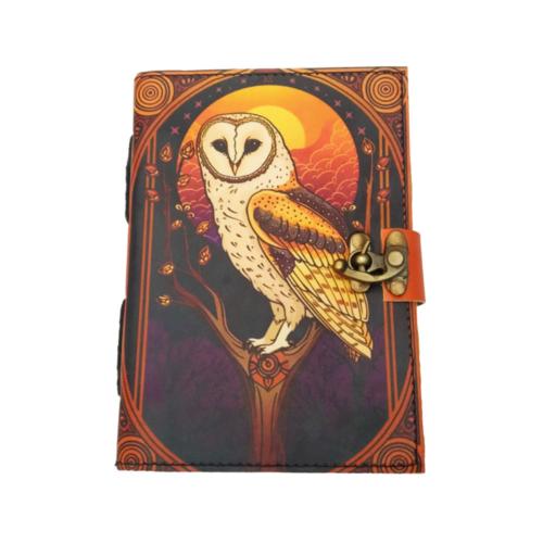 Notebook Recycled Paper Owl 13 x 18cm