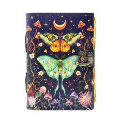 Moth & Butterfly Notebook Journal with Clasp 13 x 18cm