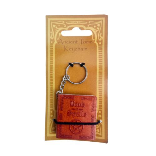 Keyring / Chain Notebook Ancient Tome Book of Spells 5.5 x 5cm