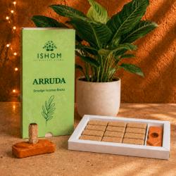 ISHOM Arruda Smudge Incense Bricks