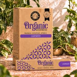 Organic goodness incense, lavender scented, box of 12