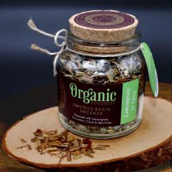 Smudge resin, Organic Goodness, lemongrass and spice