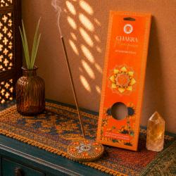 Incense with Burner Chakra Mantra Manipura - Solar Plexus