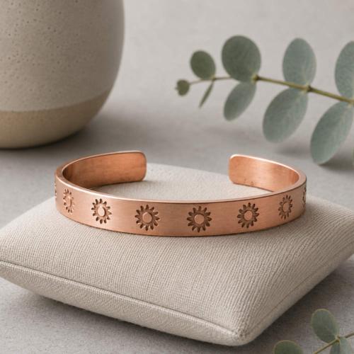 Copper Bracelet / Bangle Sun