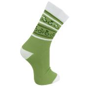 Bamboo Socks Bicycles Green & Cream Shoe Size UK 7-11 Mens Fair Trade Eco