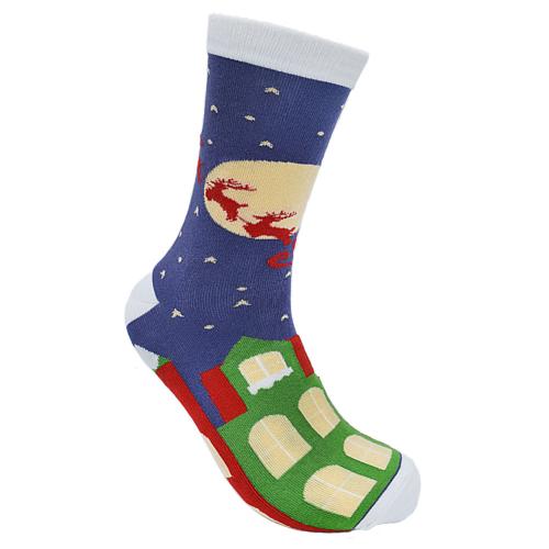 Bamboo Socks Christmas Santa Shoe Size UK 7-11 Mens Fair Trade Eco