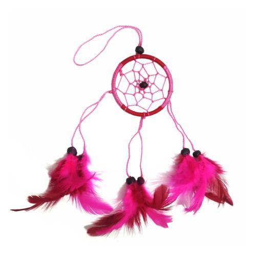 Dreamcatcher pink & red 6cm
