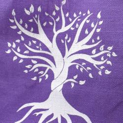 Jute shopping bag, Tree of Life 30x30cm