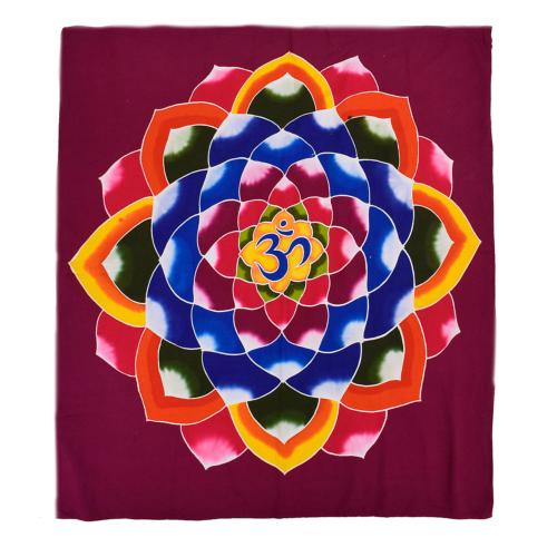 Hanging Tibetan Om lotus