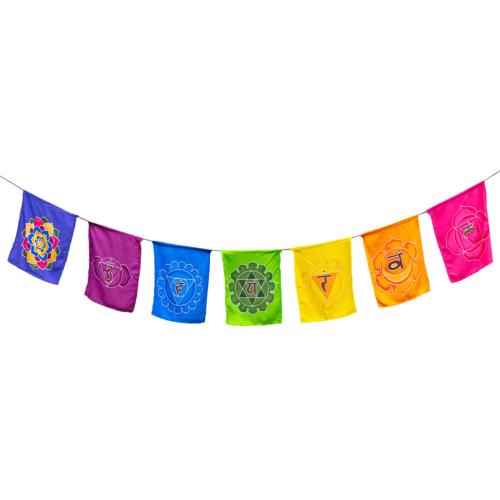 Prayer flags, Chakra symbols