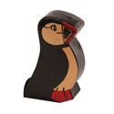 Leather money box puffin