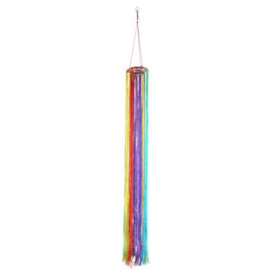 Rainbow spinner with dreamcatcher tassels 6x80cm