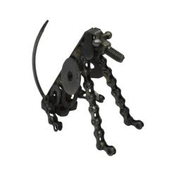 Recycled Metal Dog Ornament
