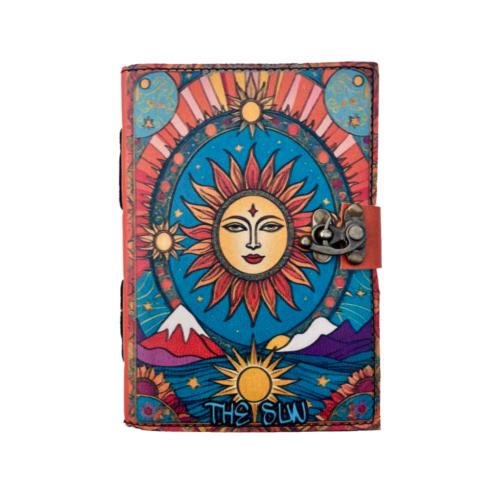 Notebook Recycled Paper Tarot The Sun 13 x 18cm
