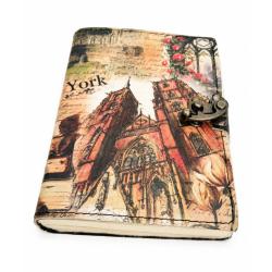 York Minster Notebook Journal with Clasp 13 x 18cm