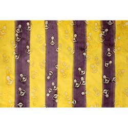 Handmade gift wrap, bees and stripes