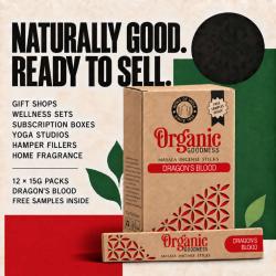Organic goodness, dragons blood scented, box of 12