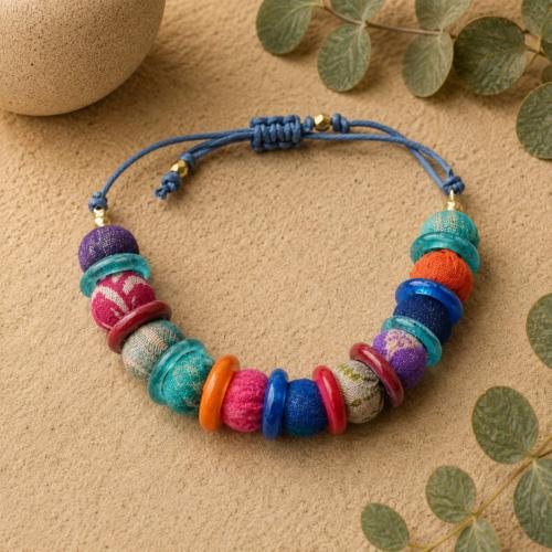 Bracelet Round and Ring Beads