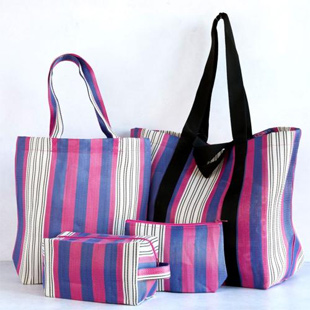 Bags & Planters from Recycled Cement Bags