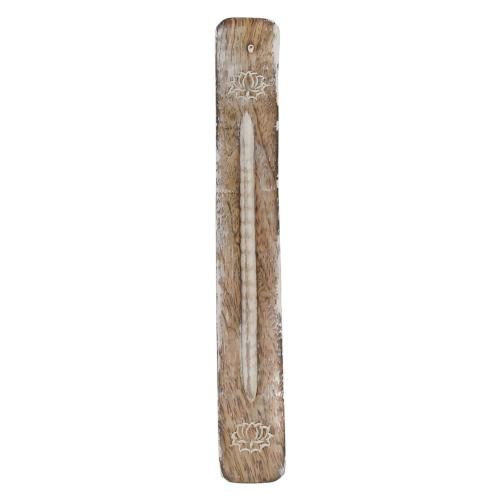 Wooden incense holder/ashcatcher, lotus