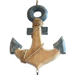 Bamboo windchime whitewash, anchor 110cm