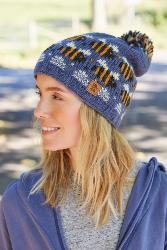 Beehive Bobble Beanie Denim