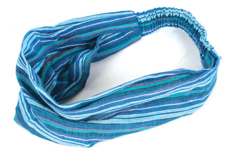 Hairband cotton light blues