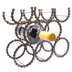 Bike chain bottle rack for up to 8 bottles 29x12x25cm