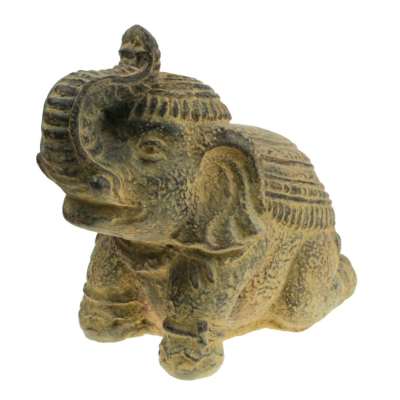 Incense holder, sandstone elephant