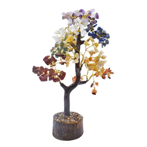 Crystal Tree Chakra Colours 25cm height
