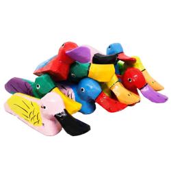 Duck Wood Bright Colours Assorted, 1 supplied