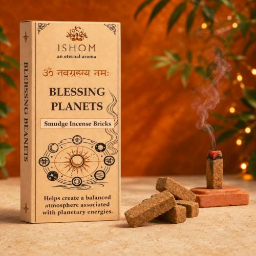 ISHOM Blessing Planets Smudge Incense Bricks