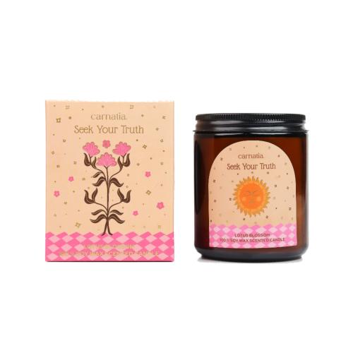 Candle Carnatia Lotus Blossom, Seek Your Truth 200g