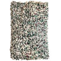 Fluffy Fireside/Bedroom Rag Rug Shaggy Recycled Multicoloured