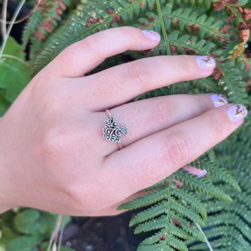 Silver discount finger ring