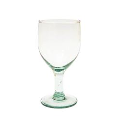 Set of 4 Wine Glasses Recycled Glass 14cm height 7cm diam