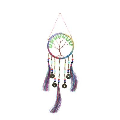 Dreamcatcher tree jewelled rainbow 7.5cm