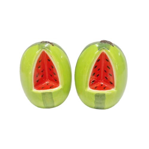 Salt and Pepper Pots Shakers Watermelon