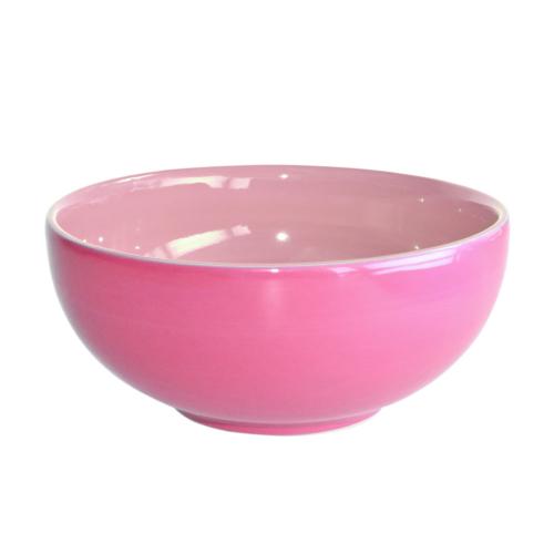 Pink hand-painted bowl 16 cm