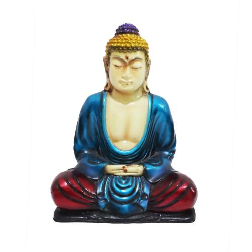 Buddha Statue Light of Asia Blue 22cm height