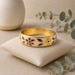 Bangle Floral Yellow and Red Flowers