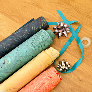 Handmade Paper Giftwrap & Bags
