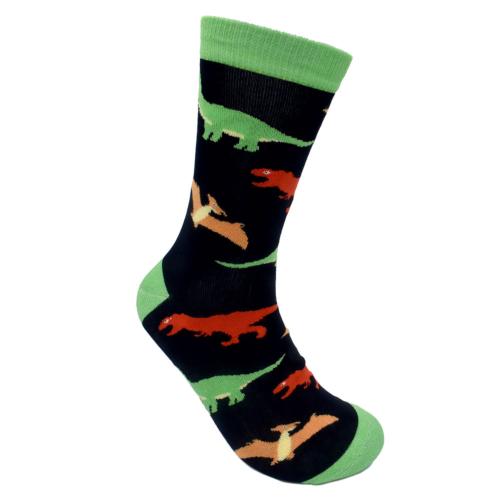 Bamboo Socks Dinosaurs Shoe Size UK 3-7 Womens Fair Trade Eco