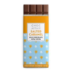 Salted caramel milk chocolate bar