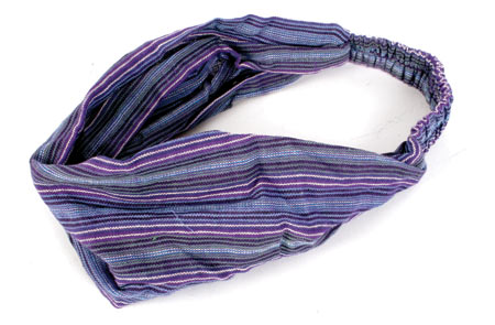 Hairband cotton purples