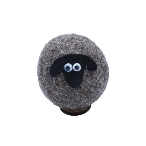 Wool Sheep Grey 5 x 4cm