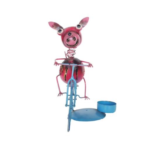 Pig on Bike Metal 